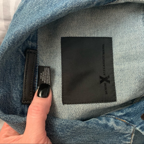 T by Alexander Wang oversized denim jacket - Picture 6 of 8